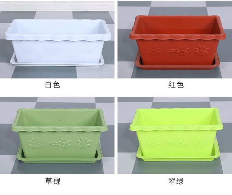 阳台树脂塑料长方形小花盆家用室内加厚大号种菜盆草蔬菜种子