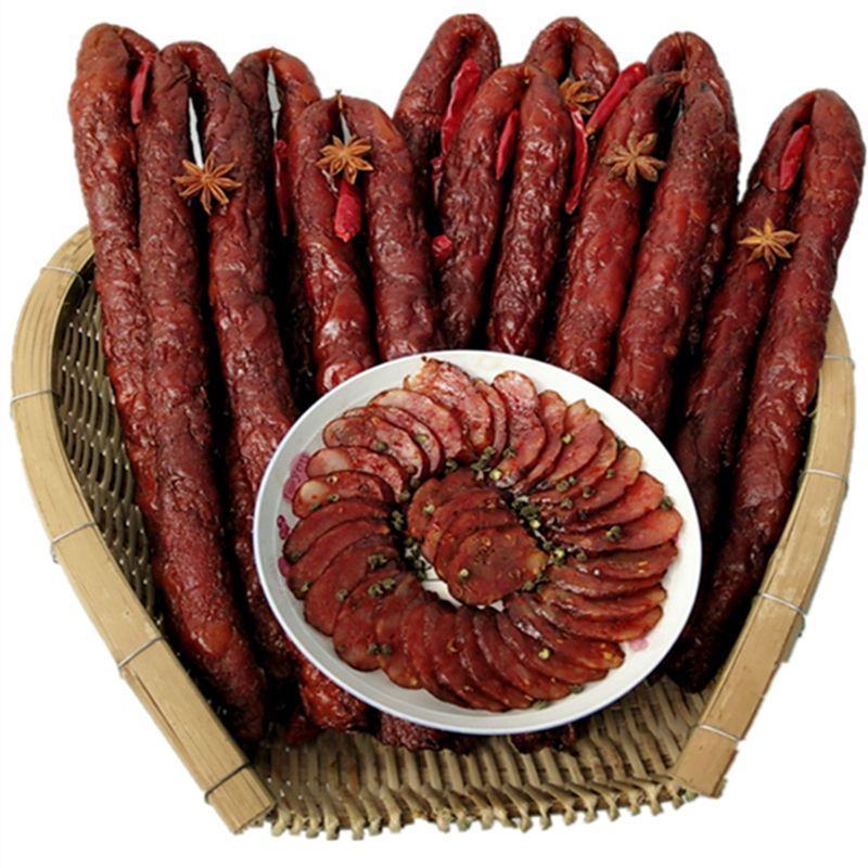 烟熏川味麻辣香肠500g/袋装
