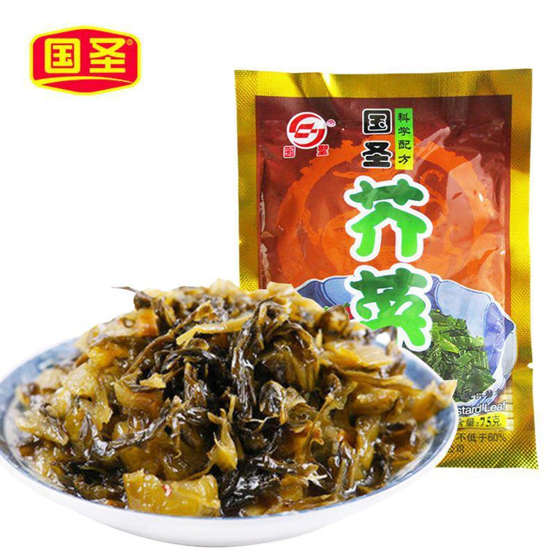 国圣酱菜芥菜75g下饭菜咸菜佐餐菜莆田特产菜脯腌