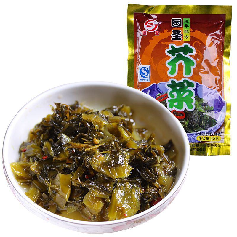 国圣酱菜芥菜75g下饭菜咸菜佐餐菜莆田特产菜脯腌