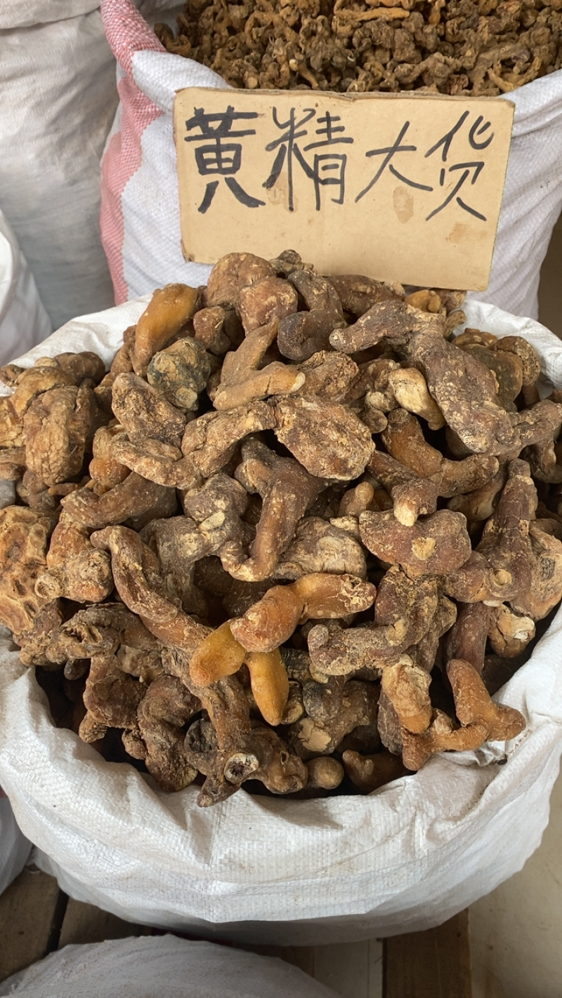 贵州野生黄精，个大货干。各规格货源充足。