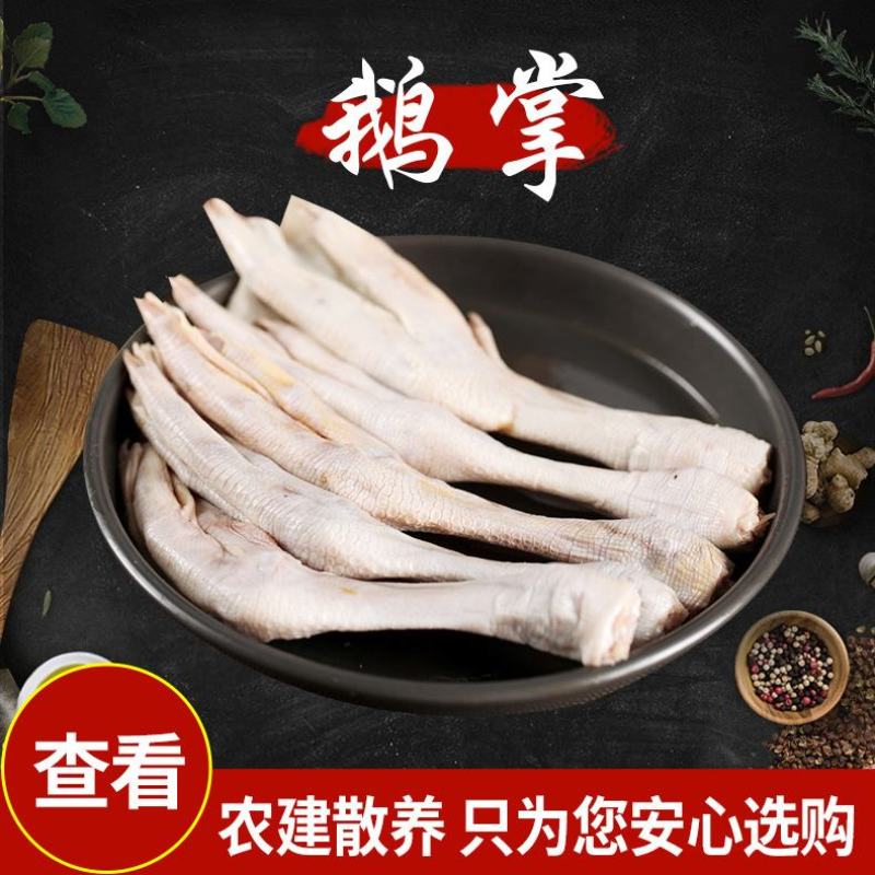 1包1公斤18至20个新鲜鹅脚生鹅脚有丰富的供应电商经验