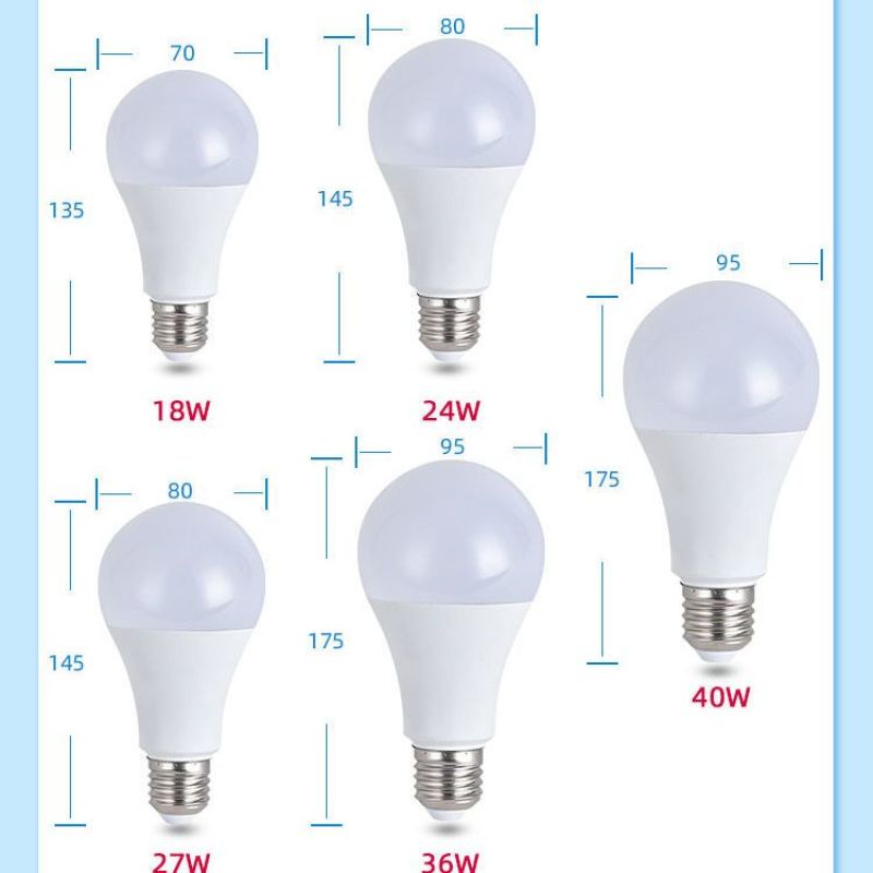 LED灯泡超亮家用商用E27螺口B22卡口白光黄光省电节