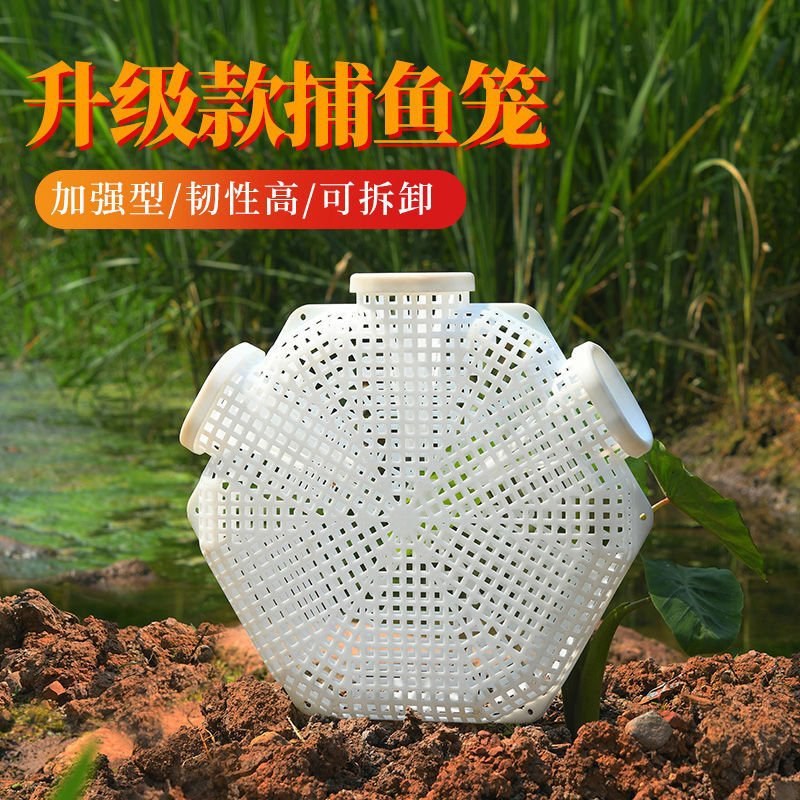 新款黄鳝笼专用鳝鱼笼子塑料虾笼自制倒须泥鳅笼抓鱼篓厂家直