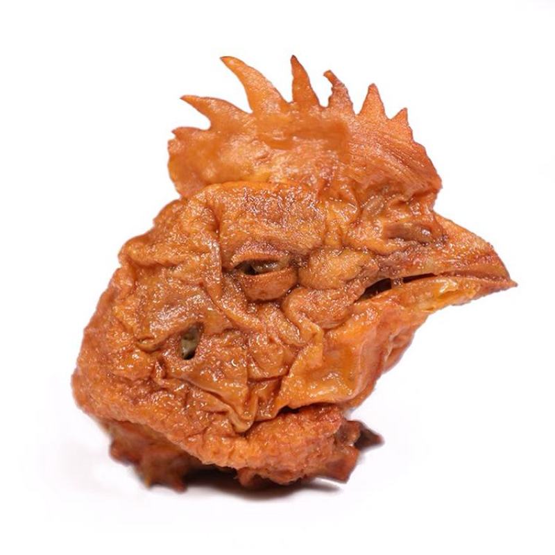 虎皮鸡头油炸鸡头半成品鸡头冷冻鸡头卤味熟食商用批发