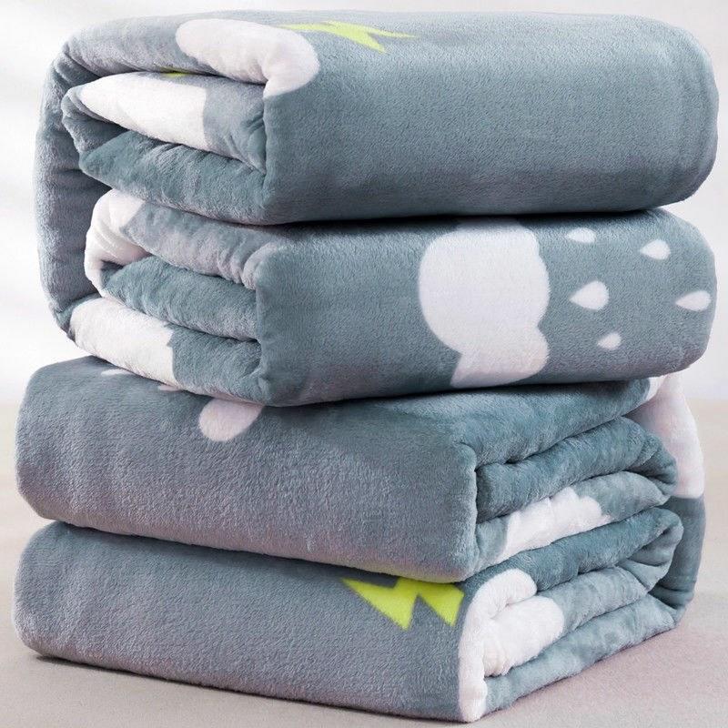 盖毯床单两用款法兰绒毛被单四季毯冬季保暖宿舍单双毯子包邮