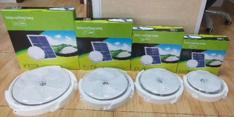 太阳能灯家用室内吸顶灯超亮大功率阳台走廊过道房间客厅灯照