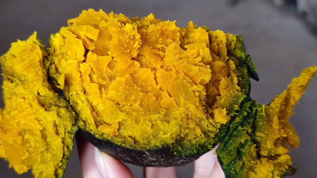 贝贝南瓜切开图