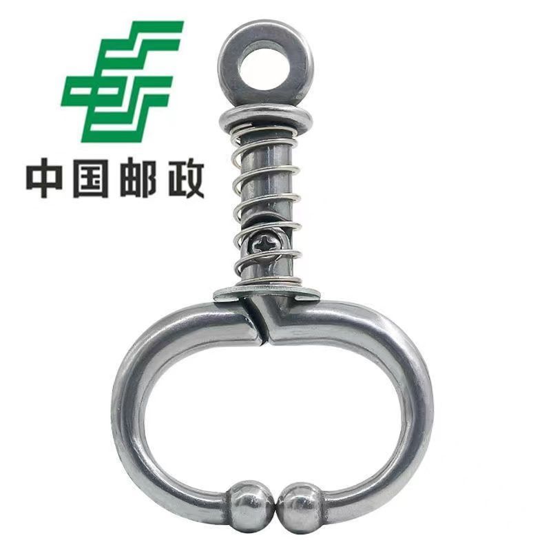 牛鼻环牛鼻圈牛鼻栓牵引器免打孔自动弹簧大号养殖牛工具拴牛