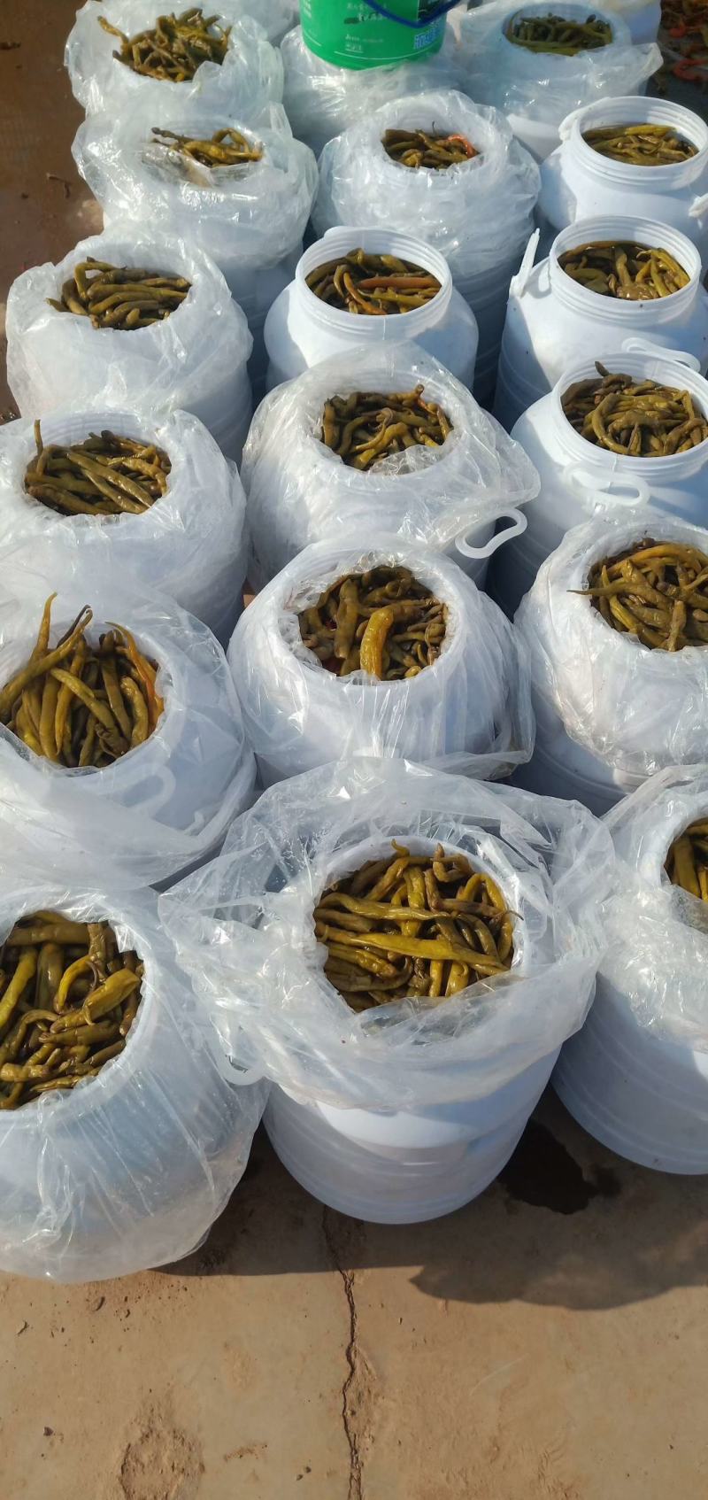 出售桶装，剁椒，泡椒，各种腌制酱菜，