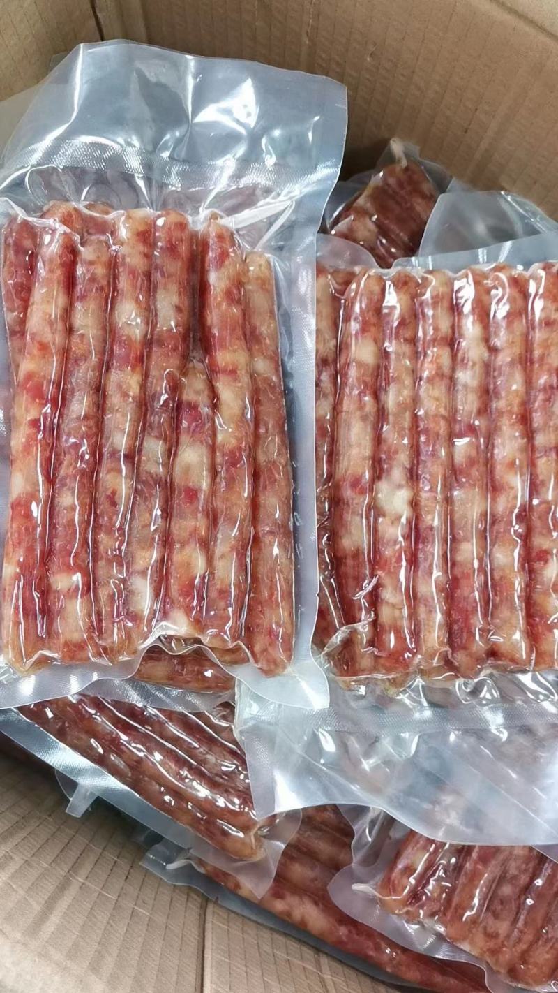 批发【海鲜腊肠】有干贝虾仁猪肉作成腊肠整箱起批实惠价