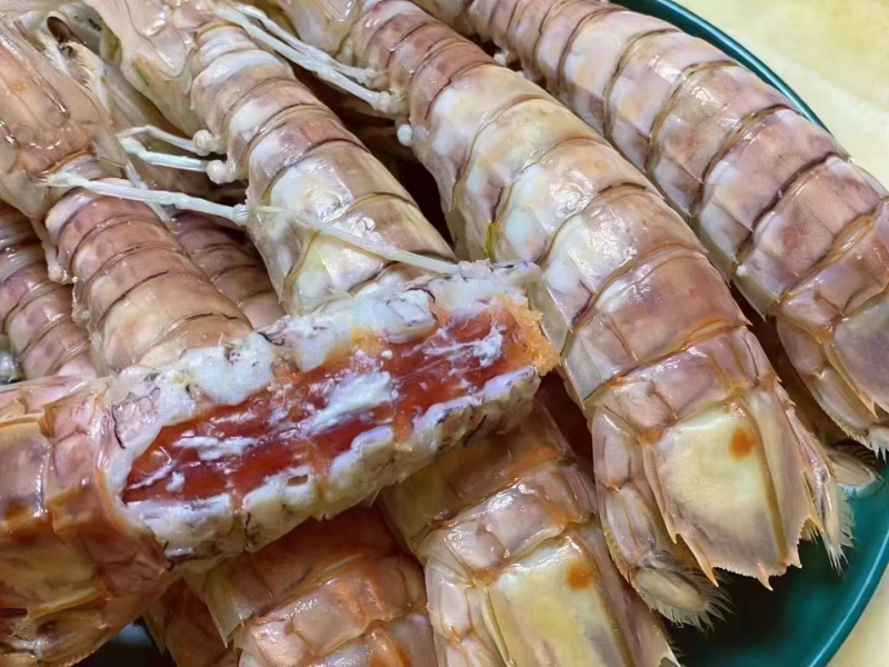 北海熟冻皮皮虾虾爬子濑尿虾一手货源量大价优
