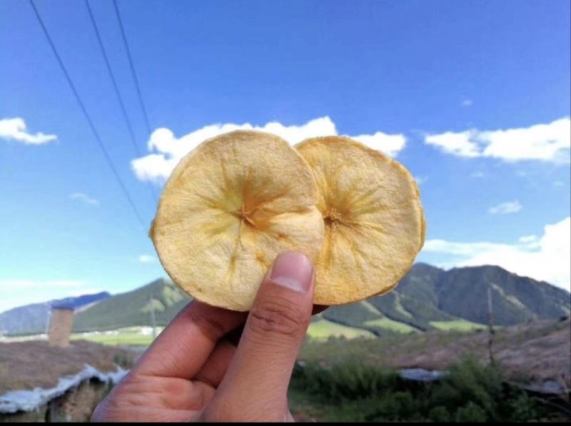 凉山盐源糖心苹果干口感酸甜凉山彝族自治州