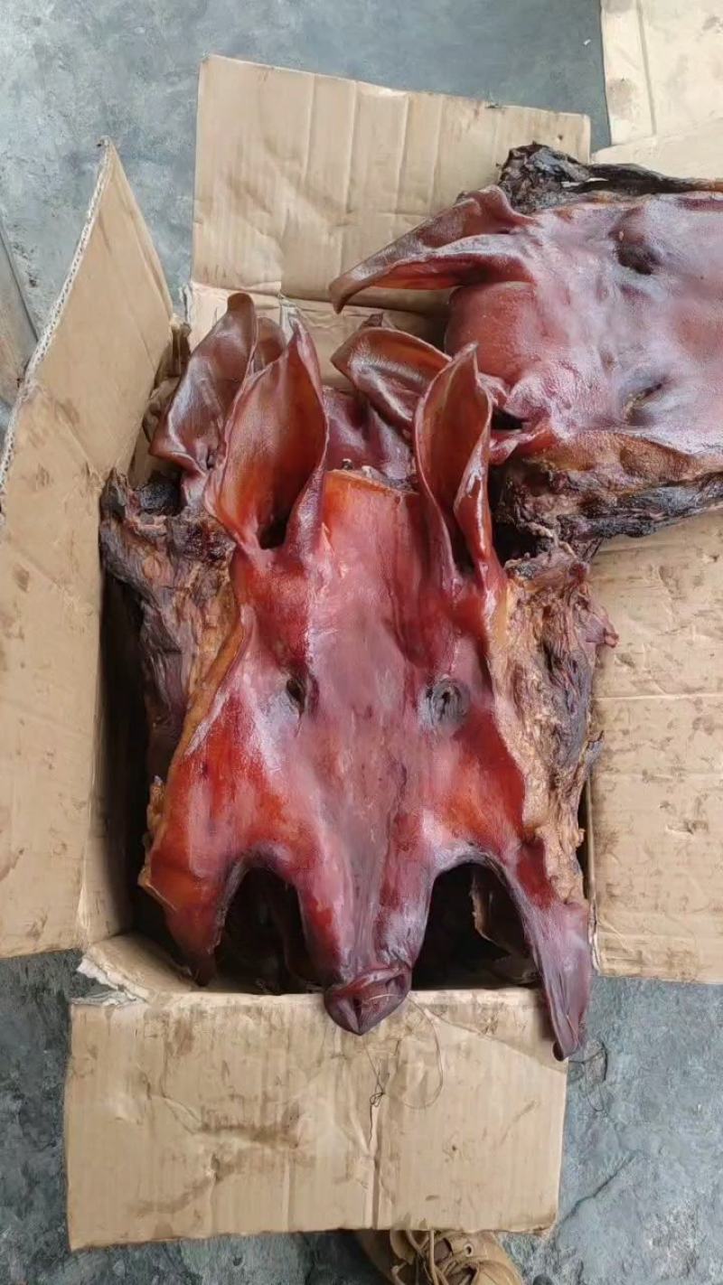 五香猪头肉【烟熏品】生品，厂家供应，品质保证，货源充足！
