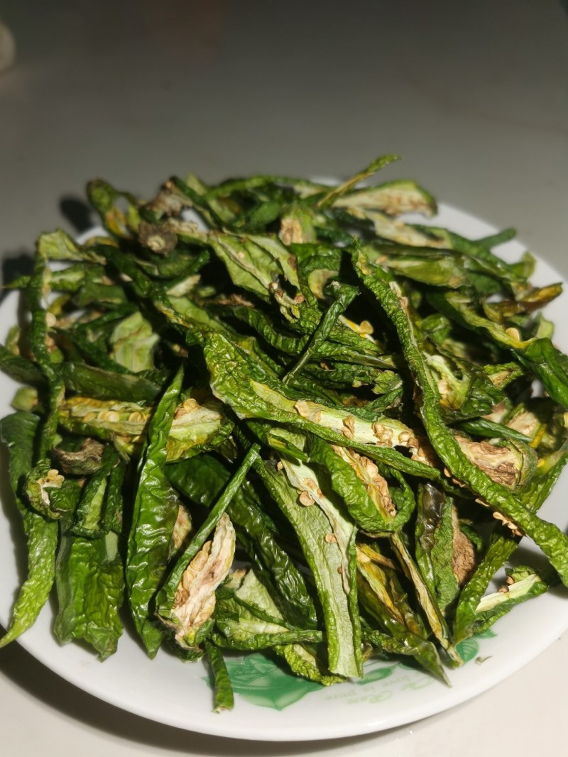5斤包邮青辣椒干晒干脱水辣椒片条农家自种自然晒干产地直发