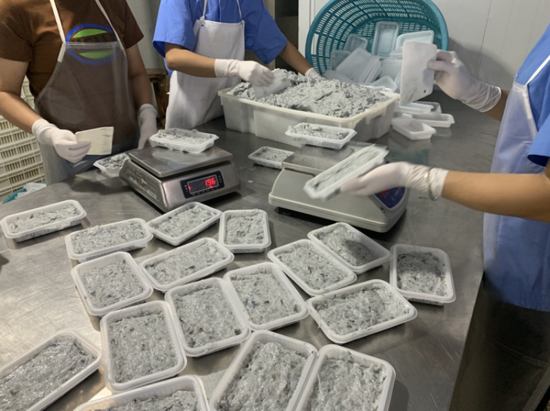 北海厂家一手青虾滑直供纯虾肉虾滑口感Q弹爽口