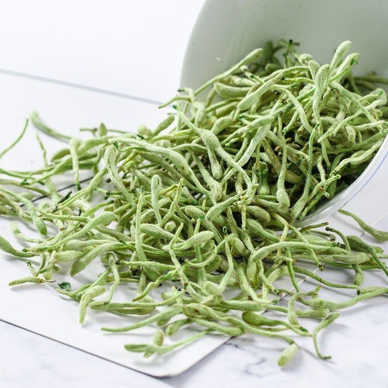 【金银花】中药材金银花忍冬忍冬花双花河南带绒毛金银花包邮