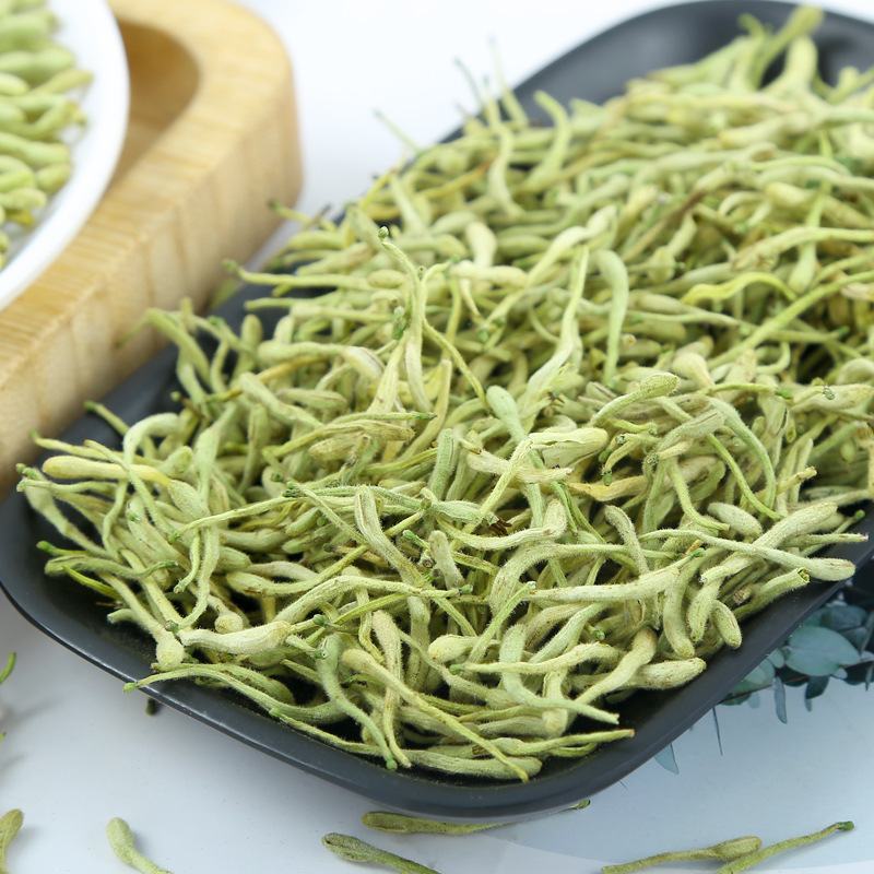 【金银花】中药材金银花忍冬忍冬花双花河南带绒毛金银花包邮