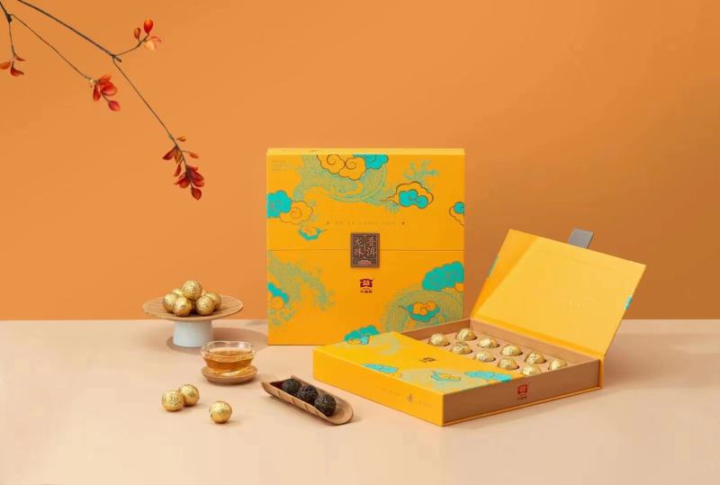 批发【龙珠普洱茶】新款上市漂亮礼盒装自用或送礼都好看好喝