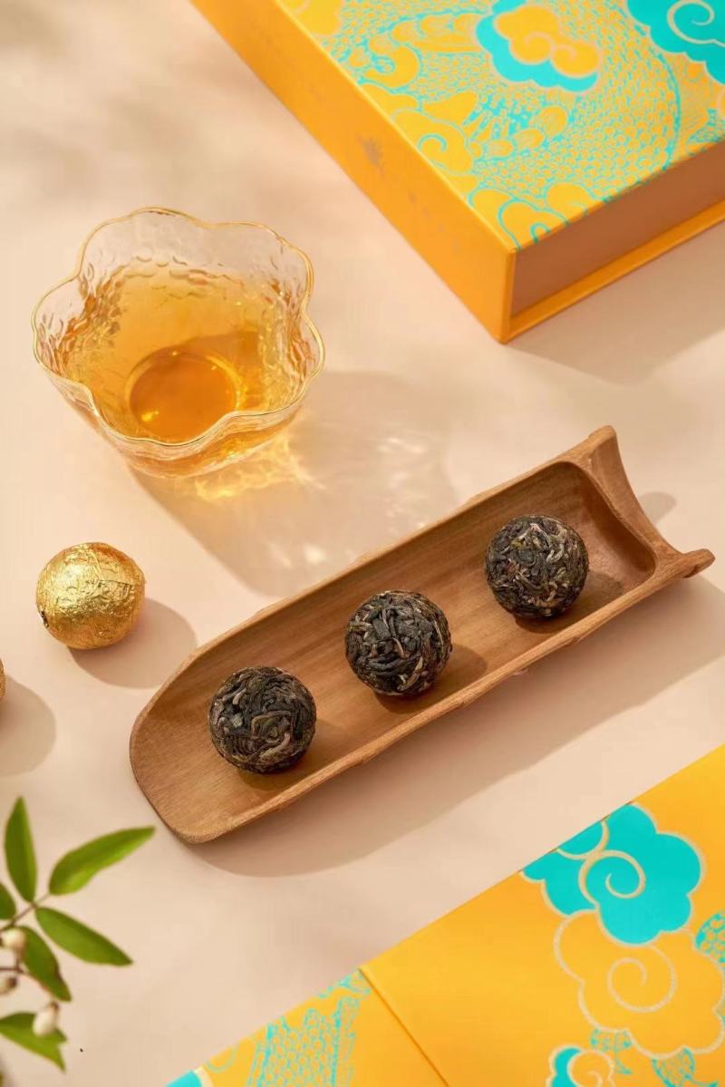 批发【龙珠普洱茶】新款上市漂亮礼盒装自用或送礼都好看好喝