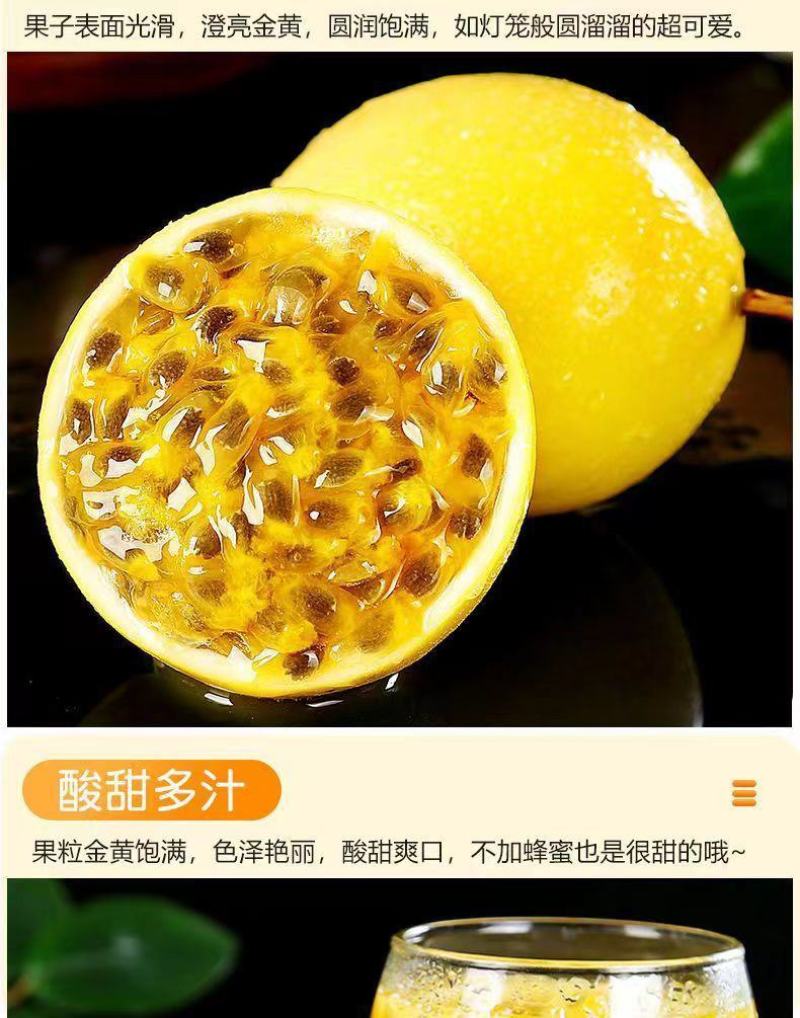 【一件代发】黄金百香果批发电商微商一件代发货源充足
