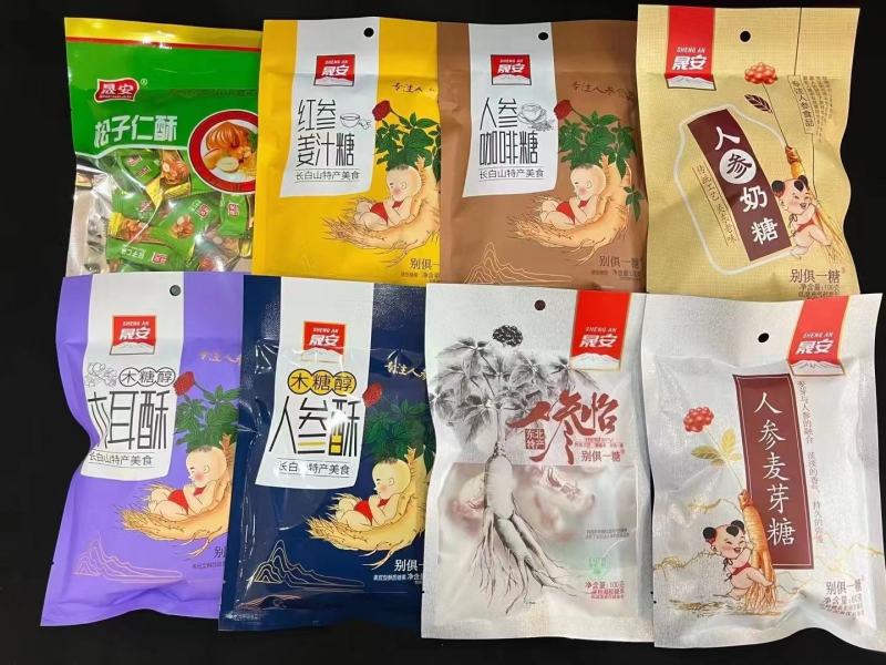 人参糖果专业批发零售，手续齐全，真材实料，好吃不贵