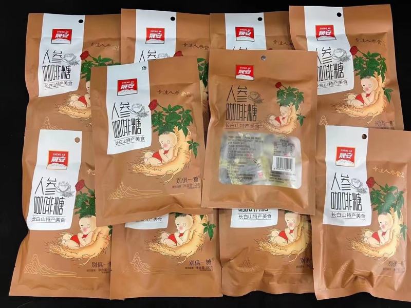 人参糖果专业批发零售，手续齐全，真材实料，好吃不贵