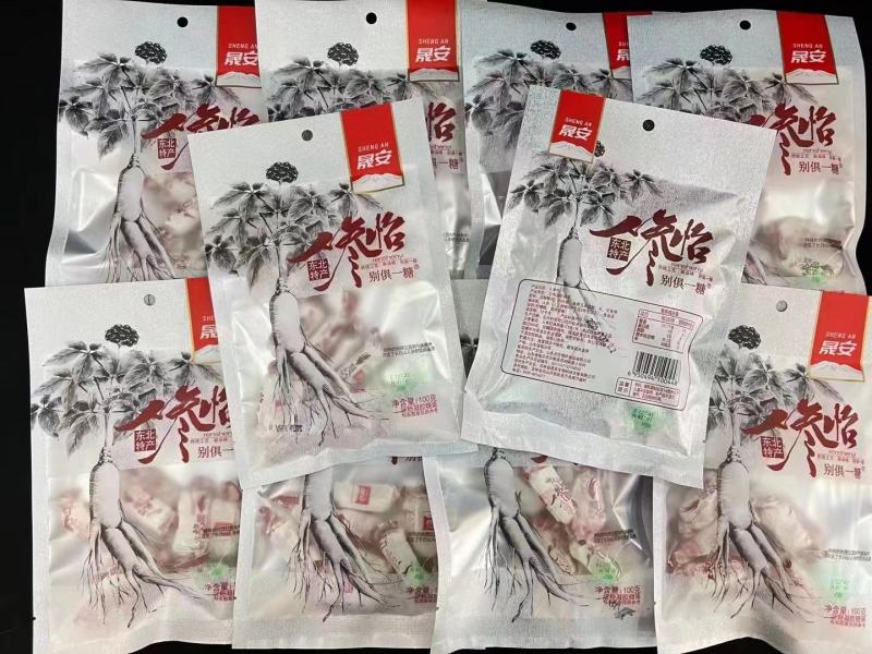 人参糖果专业批发零售，手续齐全，真材实料，好吃不贵