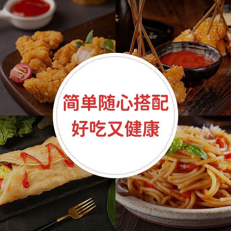 千味稻番茄沙司家用5斤桶装大容量0脂肪薯条手抓饼专用番茄
