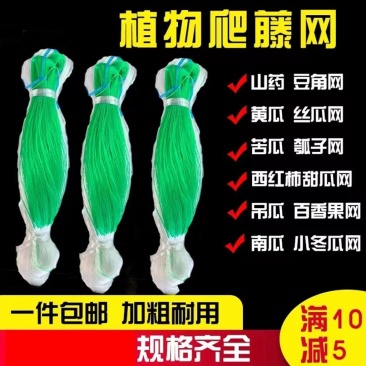 【粗九股爬藤网】吊瓜瓢瓜百香果小西瓜小南瓜攀爬网种植网