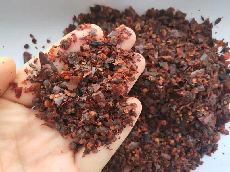 粉碎辣椒油渣，一手货源，干净无杂质，味道鲜美
