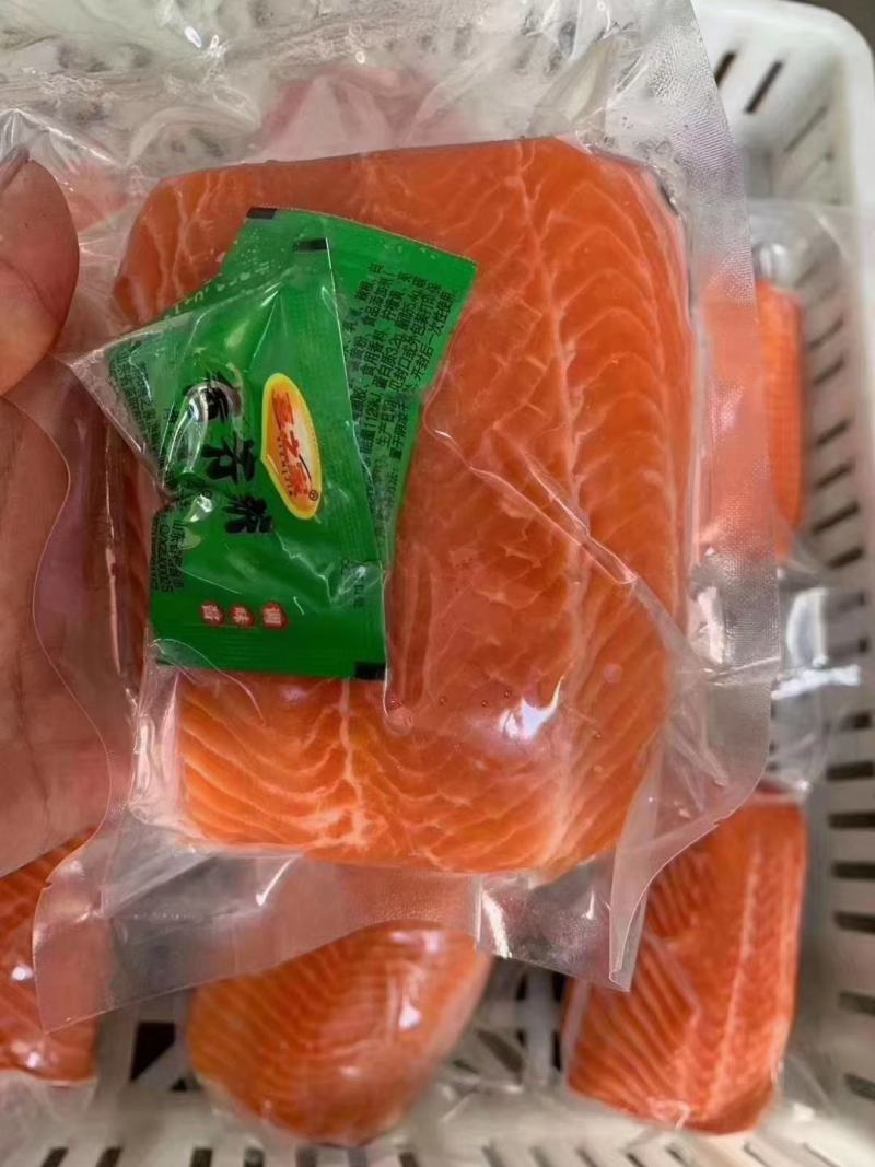 三文鱼#新鲜冷冻三文鱼刺身挪威三文鱼