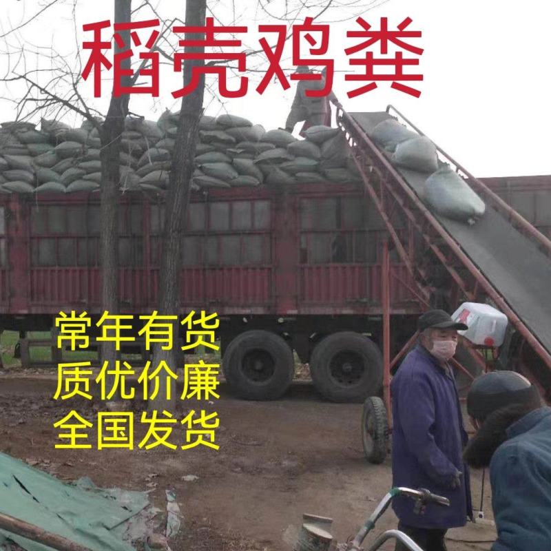 稻壳鸡粪，质好价优，常年有货，欢迎电联，全国发货