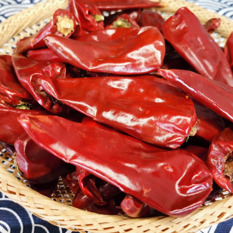 【优选】北京红干辣椒铁皮椒微辣大辣椒大皮辣椒上色辣椒