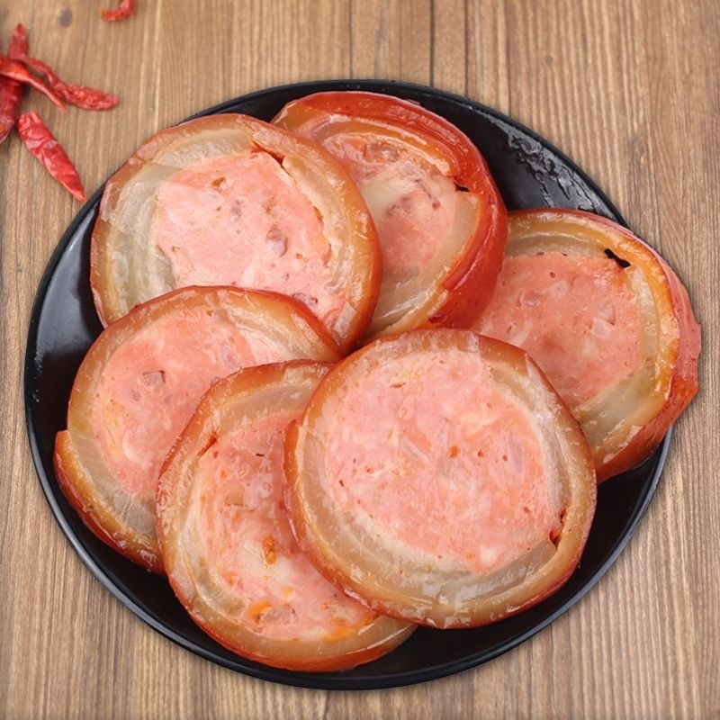 蚕丝肘子开袋即食熟食猪肘子酱香卤肘跑江湖地摊货源