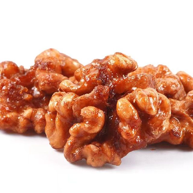 新货蜂蜜味琥珀核桃仁纸皮核桃仁干果零食核桃仁