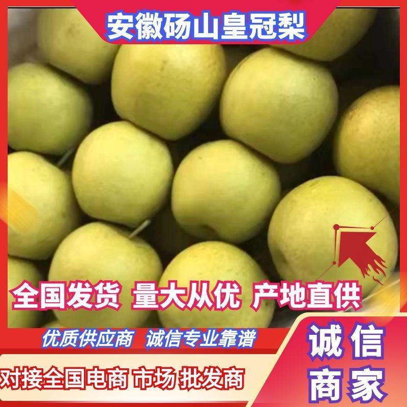 梨，光果青皮皇冠梨，量大货源充足，一手货源，产地直供，