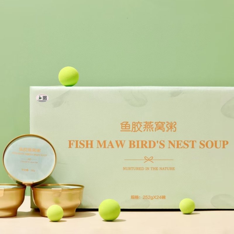 溯源鱼胶燕窝粥礼盒24碗装