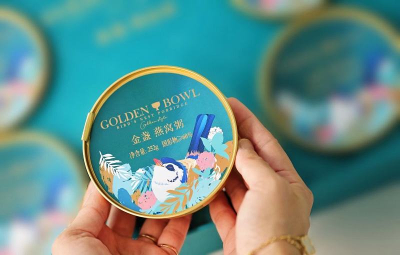金盏燕窝粥云中君同款252克×8一盒整箱6盒