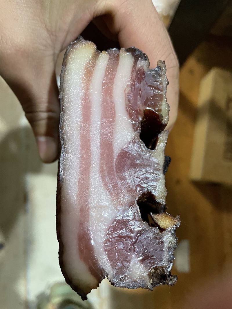 【腊肉】烟熏柴火三线五花腊肉二刀前腿肉黑腊肉规格齐全