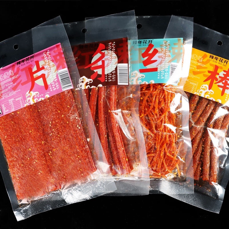 抖音网红休闲零食辣条批发