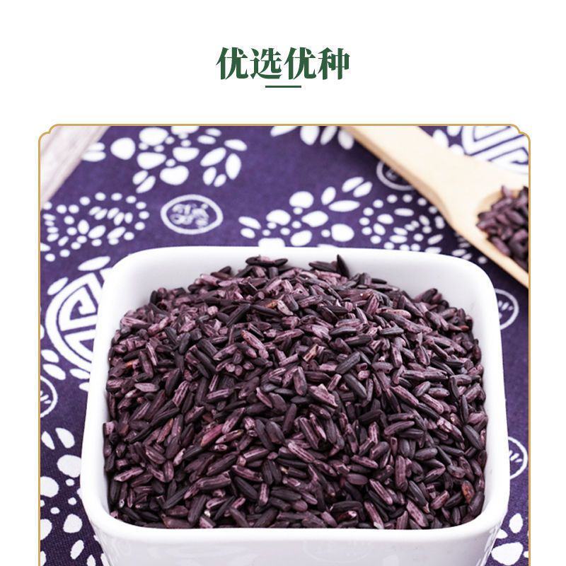云南紫米紫色米青花素米包邮