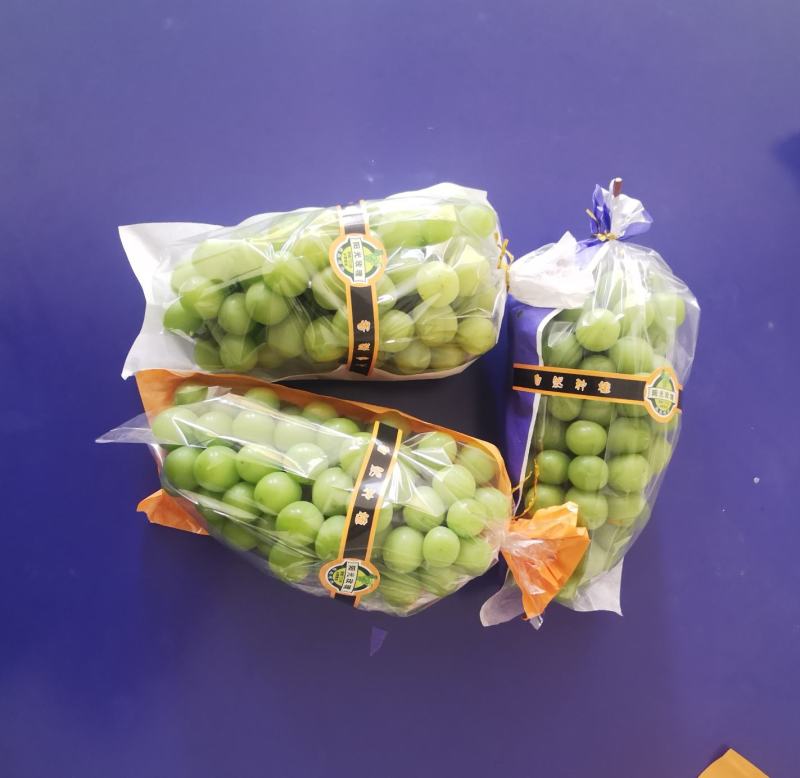梯形纸加膜一体葡萄包装袋果蔬防雾保鲜袋鲜花包装袋
