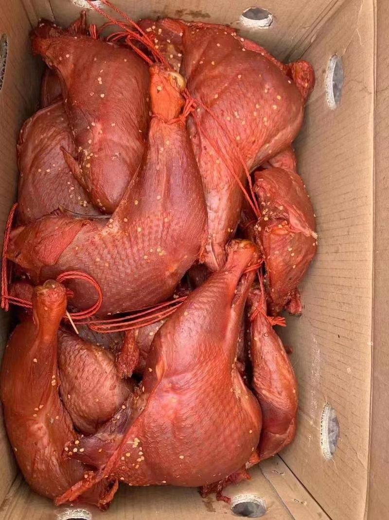 火鸡腿，一件50斤，厂家供应，品质保证，个头大烟熏火鸡