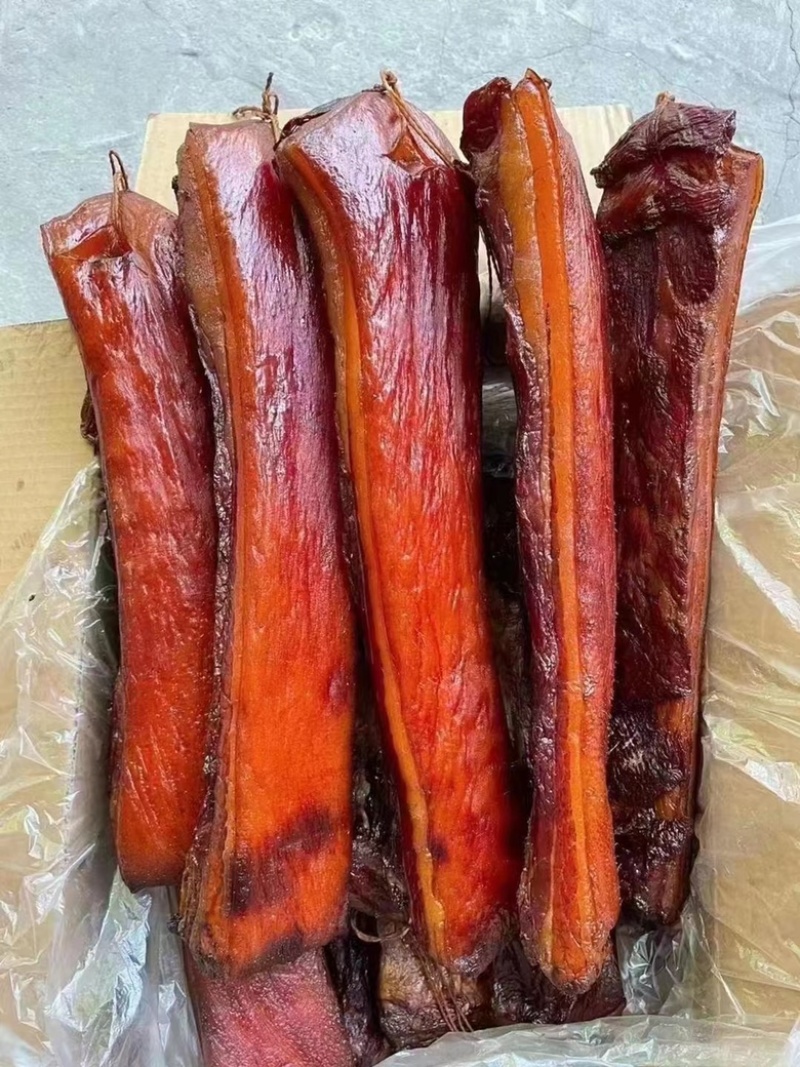 烟熏全干黄五花腊肉（腊肉香肠源头工厂一手货源量大从优）