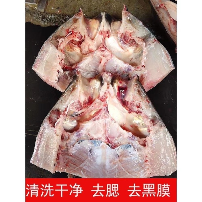 大鱼头鲢鱼头胖头鱼现杀冷冻白鲢鱼头批发剁椒鱼头红烧清蒸