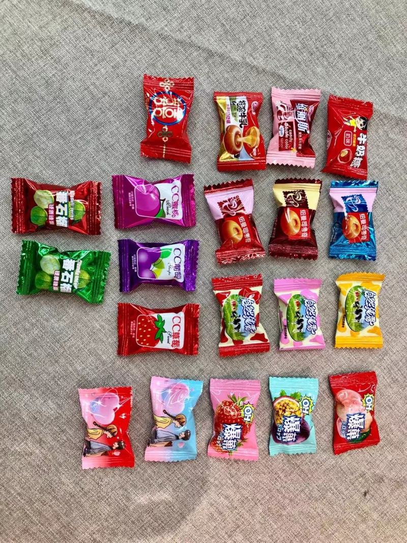 巧克力太飞糖，奶糖，酥糖，水果糖，