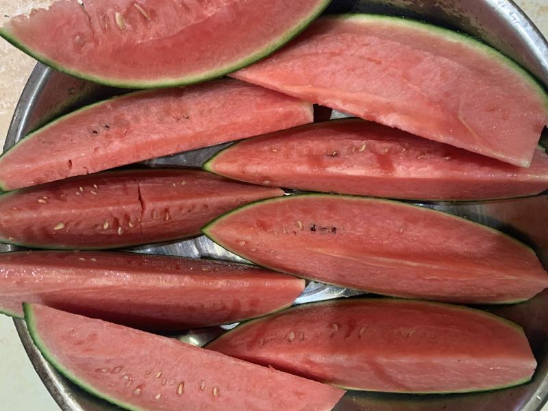 黑皮无籽花无籽西瓜山东无籽西瓜大量有货货源充足