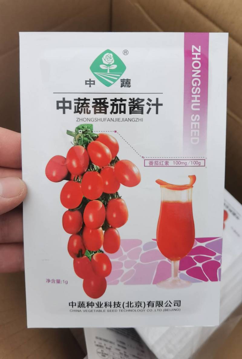 中蔬番茄酱汁樱桃番茄种子酸甜多汁圣女果小番茄盆栽西红柿