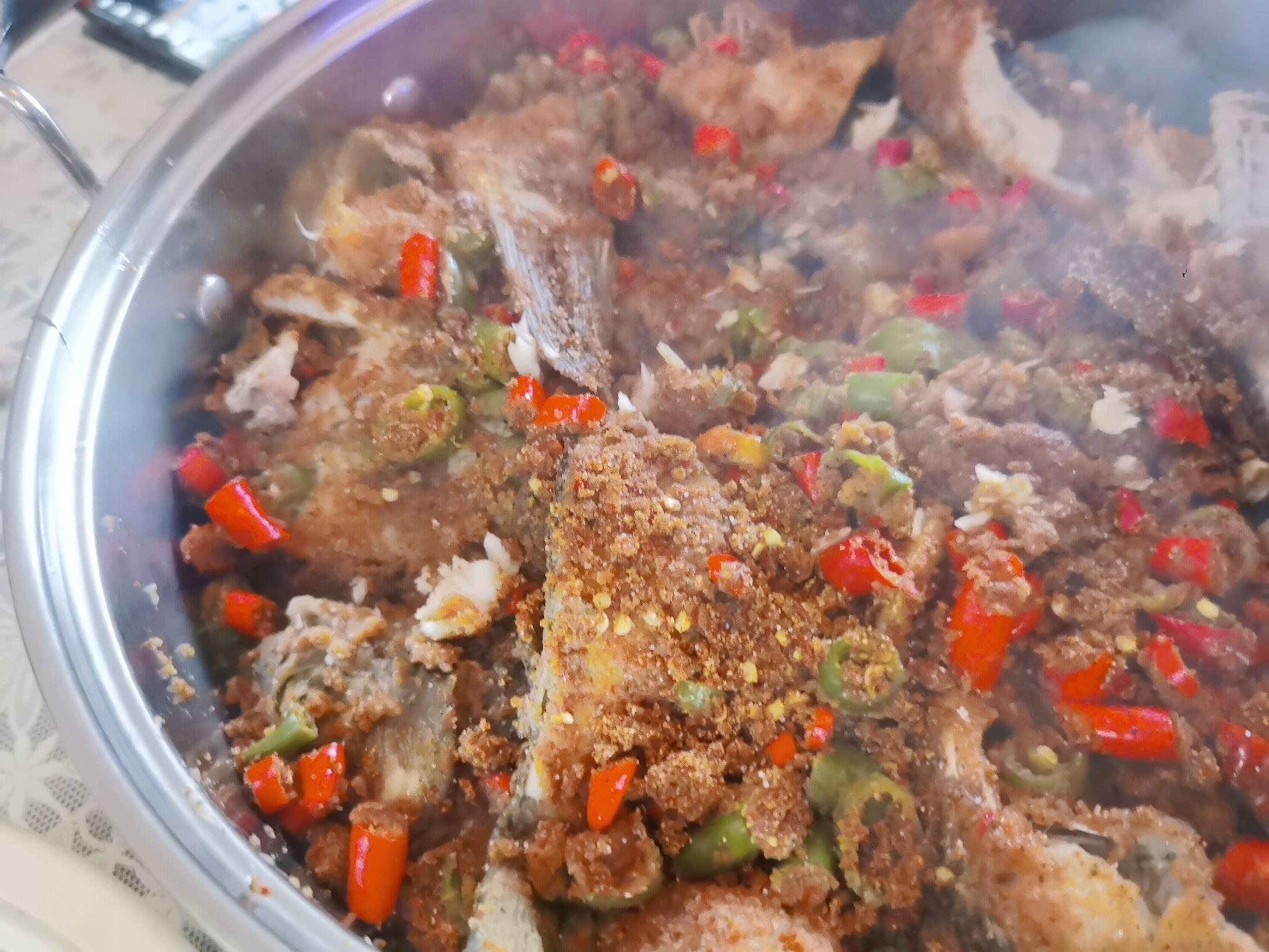 红椒豆豉蒸鱼成品图